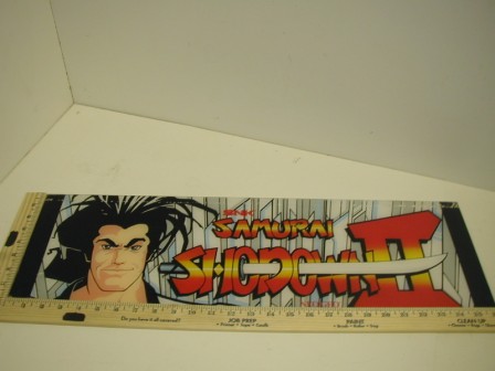 Samurai Shodown 2 Marquee (Scratches On Front, Bare Spots)